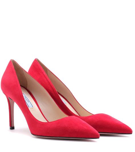 prada suede pumps uk|prada uk official site.